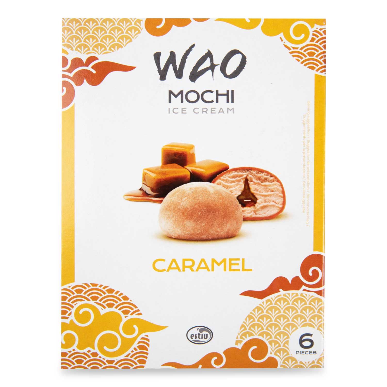 Caramel Mochi Ice Cream 6x35g Wao